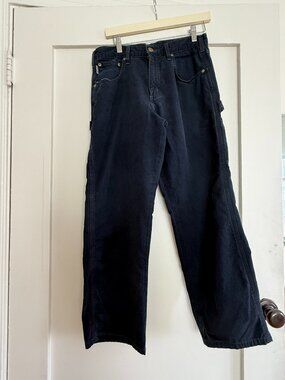 Vintage Carhartt Carpenter Pants in rare navy color 32 x 28